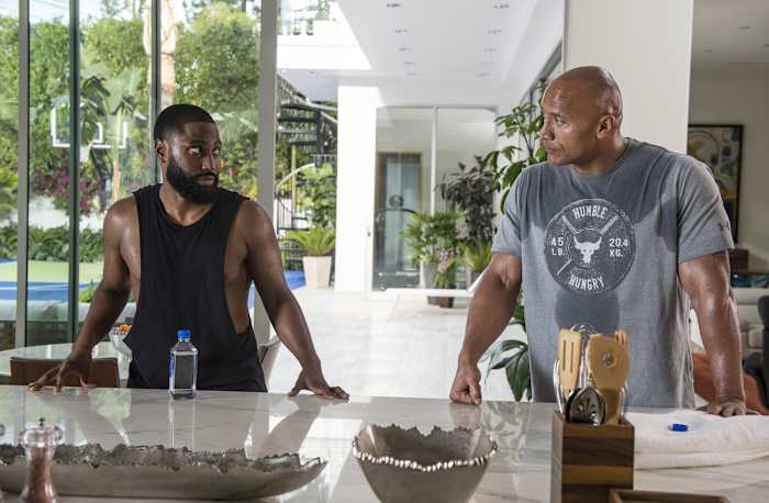 With Dwayne Johnson on ‘Ballers.’